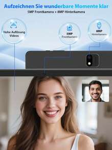 Relndoo 2025 Android 14 Tablet, 10.1-Inch Tablet With Keyboard, 4-Core CPU, 26GB RAM + 256GB ROM, 2.4G + 5G Wi-Fi, 1280*800 IPS FHD Screen, 5MP + 8MP Dual Camera, Type-C Port, 6000mAh, Supports Up To 1TB SD Card Expansion, 2-In-1 Tablet With Keyboard, Mouse, Stylus, Case And Screen Protector (No Adapter) - Green - 綠色 - 查看 5