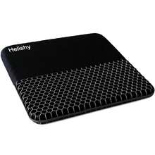 Gel Seat Cushion, Double Thick Egg Gel Cushion For Pressure Pain Relief, Breathable Wheelchair Cushion Chair Pads For Car Seat Office Chair (16x14x1.65inch)-973700 - 2-黑色1614165英寸 - 查看 1