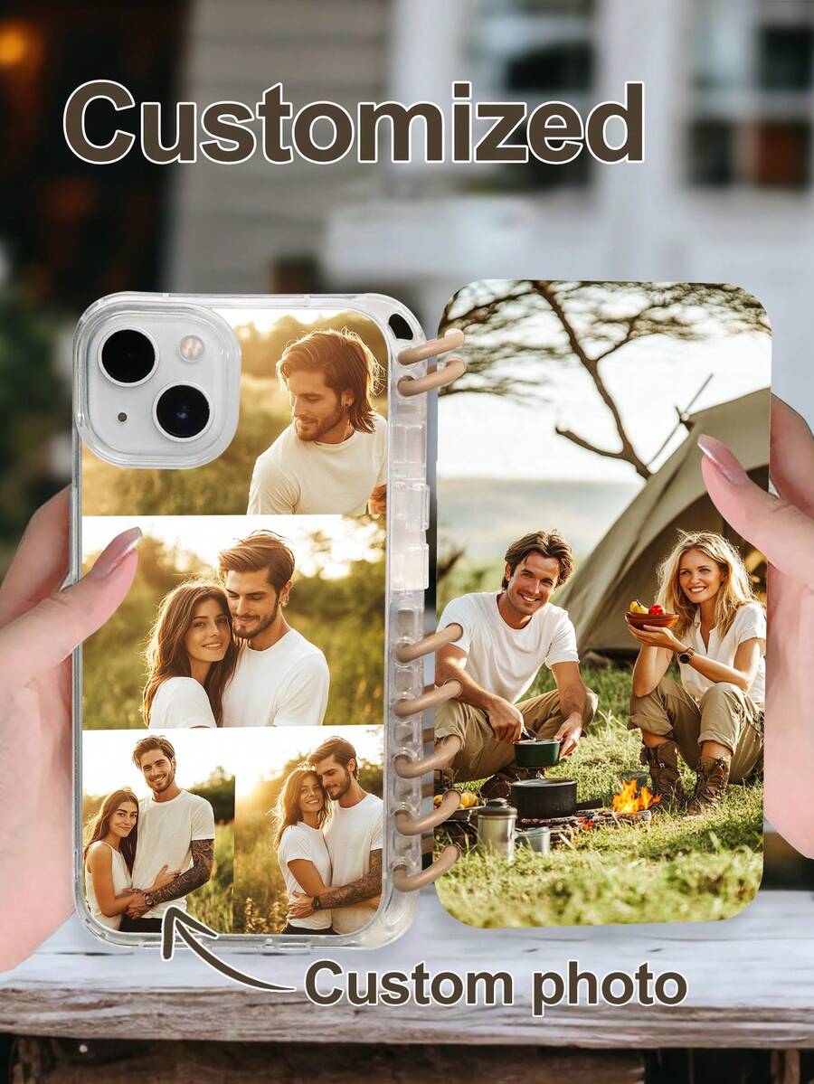 1pc Personalized Double-Sided Photo Notebook/Phone Case For Valentine's Day, Couples, Pets, Compatible With IPhone 16 Pro Max/16 Plus/16 Pro/16/11/11 Pro Max/12/12 Pro/12 Pro Max/13/13 Pro/13 Pro Max/14/14 Plus/14 Pro/14 Pro Max/15/15 Plus/15 Pro/15 Pro Max/7/8 Plus/XR/XS Max/X
