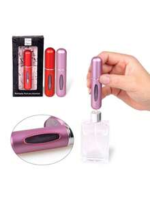 1pc Portable Perfume Refillable Bottle, Mini Perfume Atomizer, Empty Perfume Bottle, Organizer Pouches Travel Perfume Bottle, Small Spray Bottle, Refillable Perfume Spray, Fragrance Pump Box, 5ml Travel Essentials Travel Accessories Travel Essentials Graduation Packaging Bags Perfume Refillable Bottle - Multicolor - View 10