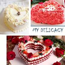 不锈钢心形伸缩蛋糕模具，天鹅浮雕模具，一体式装饰浮雕图案，生日快乐。适合圣诞节和生日派对使用 - 创意烘焙工具。 - 彩色 - 查看 4