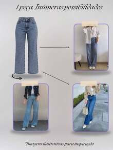 Women Jeans - Light Blue Jeans - View 10