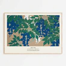 1pc/3pcs Framed/Unframed Wall Art Poster, Modern Plant, Japanese Minimalist, Vintage Crane, Koi Fish Art Poster, Canvas Painting, Room Home Decor - Multicolor - View 49