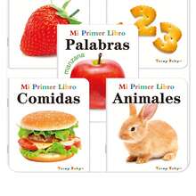 TEENYBABY 10本西班牙语图画书，选自“我的第一本书”系列，旨在增加早期词汇量、拓展视野并促进语言发展。鲜艳的色彩吸引孩子的注意力。是生日和节日的完美礼物。 - 彩色 - 查看 8