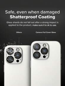 ZYONS 2pcs/Set Transparent Glass Film (1pc) + Camera Lens Glass Film (1pc) [Multi-Layer Protection] Camera Lens Protective Film, Camera Cover, Phone Accessories, Tempered Glass Film, Anti-Scratch, Anti-Fingerprint, High Definition, High Transmittance, Screen Protector, Compatible With IPhone 17 Pro Max, 17 Pro, 17 Air, 17, 16 Pro Max, 16 Pro, 16 Plus, 16, 16E, 15, 14, 13, Mini, 12, 11 Series - 1+1 - View 8