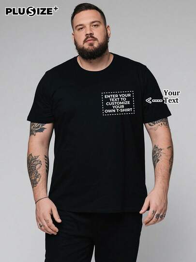 Customized Personalized Commemorative Gifts And Men's Casual T-Shirts, Add Your Own Photos (Family Photos/Selfies/Pet Photos/Friend Photos/Couples Photos/Girlfriend Photos/Gifts/Couple Symbols) And Text, Design Your Father's Day And Mother's Day Personalized Printed T-Shirts