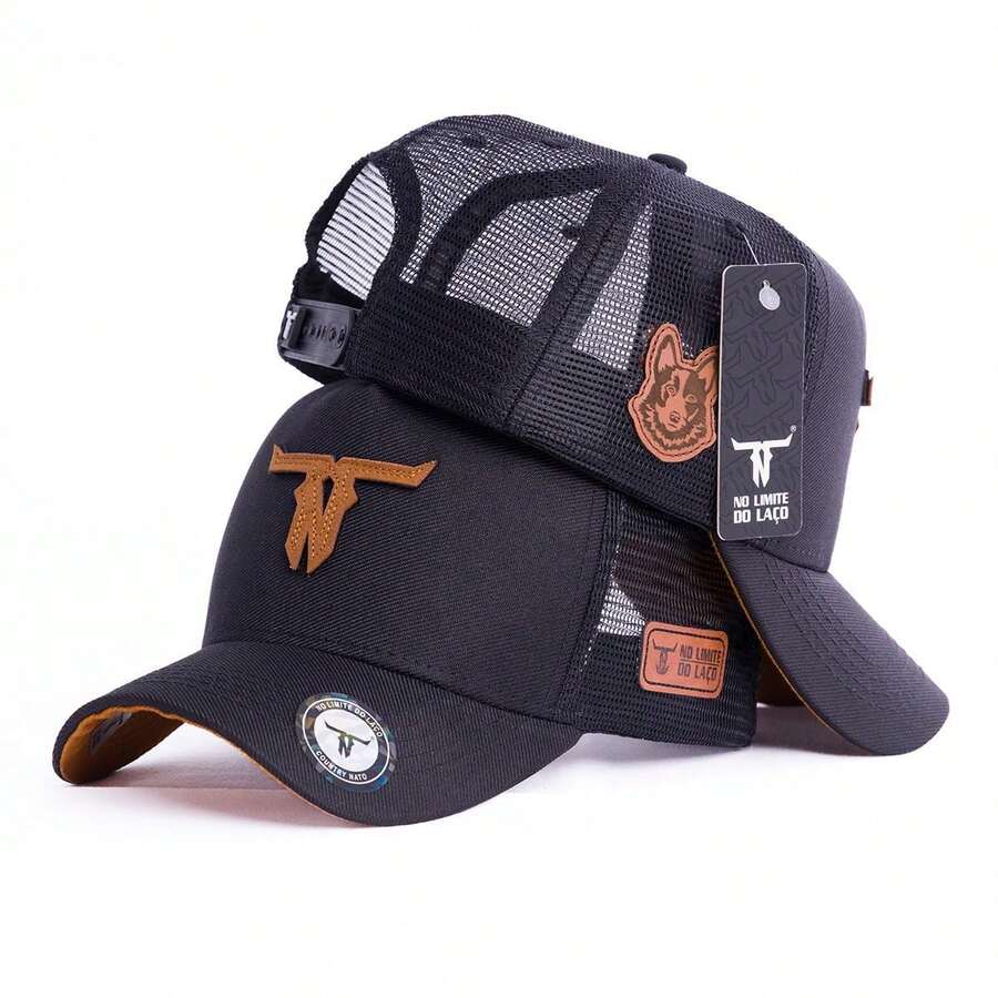 American Country Trucker Cap ORIGINAL Canvas No Limit Of The Loop Other Vintage Embroidered Fabric Country Cap All - THAM KHẢO 79 - Xem 1