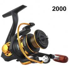 BILLINGS Spinning Fishing Reel For Saltwater Freshwater,1000-7000 Series Spinning Reel,Fold Rocker Left/Right Interchangeable,10KG Max Drag,Metal Spool,5.2:1 Gear Ratio