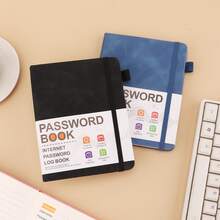 Notepad B6 Password Book With Alphabet Tags Password Storage Book Elderly Friendly Website Address Storage Log Book Password Information Record Book - one-size - View 9