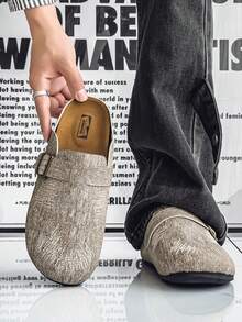 Sandalias casuales, cómodas y de moda para hombre, para playa, exteriores, verano - Albaricoque - Ver 10