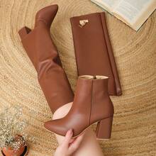 Women Ankle Boots & Booties - Camel - View 4