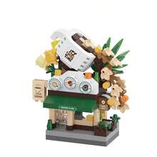 Street Scene Series Micro-Particle Building Blocks, Construct Lovely Street Scenes, Suitable For Desktop Decor, Collection And Gifting (Birthday, Halloween, Christmas) - Multicolor - View 6