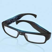 1080P Video Glasses With 64GB Storage Card, Portable Camera, Sports Camera, Outdoor Cycling Camera, Glasses Recorder - 黑色+64GB - 查看 3
