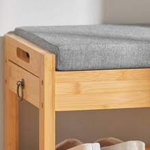 SoBuy Shoe Rack FSR49-N - Brown - View 5