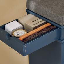SoBuy Shoe Cabinet FSR82-K-W - 藍色 - 查看 4