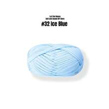 Premium Polyester T-Shirt Fabric Crochet & Knitting Yarn - 1Pc, 100G Each, 30m Length - Ideal For DIY Projects, T-Shirts, Slippers & Baskets, Fabric Strip Handmade Weaving Diy Bag, Shoe, Carpet, Organizing Basket Thread