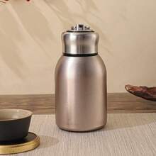 1个300毫升不锈钢杯，迷你便携式保温水瓶，适合学生使用 - 彩色 - 查看 4