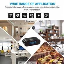 1080P FHD WiFi Camera - HD Indoor Home Security Cam Clock With 32GB Card, Night Vision, Motion Detection, Loop Recording, 2.4GHz WiFi Connection Video Camera, Lithium Battery Powered, Remote Live View, Perfect For Home, Office, Warehouse Surveillance - màu đen - Xem 7