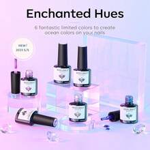 Cat Eye Gel Nail Polish Set, 6 Colors 9D Glassy Cat Eye Glitter Gel Polish Black Red Purple Blue Silver Brown Nail Polish All Seasons With Magnet Soak Off Led DIY Salon Gift-842643 - A8-變色龍 - 查看 6