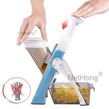 NetHong Multifunctional Kitchen Chopping Artifact Vegetable Slicer Food Chopper Manual - Blue - View 8