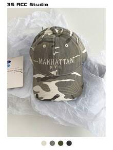 Mũ lưỡi trai Snapback họa tiết đầu lâu và chữ thập nhuộm tie-dye, mũ bóng chày vành dài kiểu hip hop rằn ri bạc màu, mũ lưỡi trai Snapback in họa tiết da báo đường phố cổ điển chữ Mỹ, mũ cá tính đa năng cho mùa hè, che nắng bảo vệ khuôn mặt. - nhiều màu - Xem 11