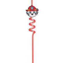 1/6Pcs Paw Patrol Anime Party Straw Birthday Party Cartoon Decoration Gift Baby Party Gifts