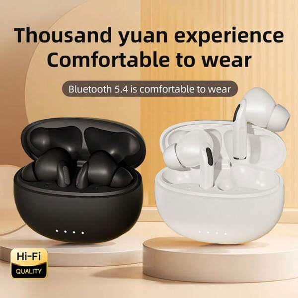 1pc Wireless Bluetooth Earphones, High-Quality HIFI Stereo, Clear Calls, Suitable For IPhone 16/15/14/13/12/11, S25/S24/S23/S22/S21/S20,