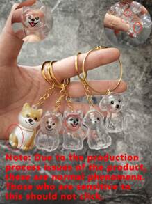 1pc/4pcsTransparent Pet Hair Storage Container Made Of Plastic(Dear Valued Customers, Please Carefully Review The Product Videos And The Actual Photos Of The Details Before Making Your Purchase Decision.),(The 4-Piece Set Includes Forceps.), Capsule Design Portable Keychain Suessential For Pet Owners Year-Round,Dog Hair Collection Keychain , Pet Fur Key Holder Transparent Bottle, Portable Memory Capsule For Pet Hair Keepsake