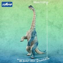 [Tem certificado infantil] Brinquedo modelo de dinossauro realista, estatueta de animal selvagem, brinquedo sensorial e presente de festa, adequado para decoração de quarto de crianças ou meninas e meninos