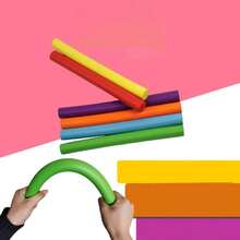 1pc Flexible Floating Pool Noodle, Swimming Assistance Device, Pool Float, Beach Essential, Beach Accessory - Multicolor - View 1