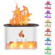 جهاز نشر العطور بالموجات فوق الصوتية سعة 250 مل، جهاز نشر العطور بإضاءة ملونة، جهاز نشر العطور المحمول بمنفذ USB، مرطب الهواء بتصميم