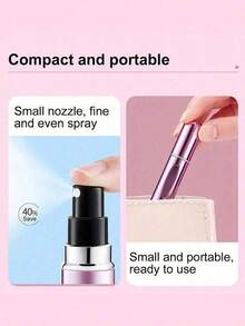 1/3pcs 5ml Bottom Filled Perfume Bottle, Refillable Spray Bottle, Portable Cosmetic Container Perfume Bottle Perfume Refillable Bottle