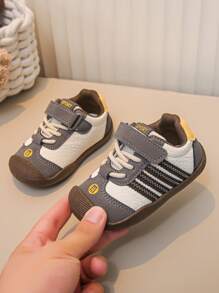 Kids' Casual Shoes, Children's New Fashion Sneakers, Soft Bottom Comfortable Student Shoes, Toddler First Walking Shoes - Grey - View 2