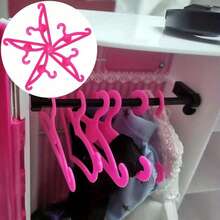 36pcs Doll Dress Up Set, Includes 5 Outfits, 20 Pairs Of Shoes, 6 Crowns, Necklaces; Fashionable Mix & Match Doll Wardrobe, Durable Plastic Material. - Multicolor - View 7