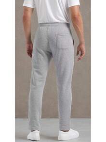 Men's Winter Pants Warm Sherpa Lined Sweatpants Heavyweight Thermal Lounge Athletic Track Joggers - 灰藍色石楠花 - 查看 4