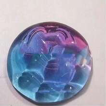 1/2/4件装透明水晶史莱姆套装，蜜桃粉色果冻方块闪光脆皮史莱姆，成人减压史莱姆玩具，有弹性且不粘手