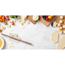 QUANTITY 19.7 Inch Turkish Oklava – Classic Wooden Rolling Pin For Dough, Pastry, Pizza, Pie, Cookie – Long Non-Stick Stick For Baking, Pasta Making, Bread Rolling, Kitchen Tool Essentials-543999 - 彩色 - 查看 4