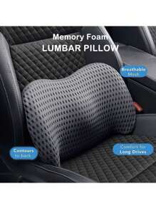 1 件装人体工学腰部支撑垫，可拆卸可洗腰枕，适用于办公椅、汽车、床、沙发，缓解下背部疼痛（灰色），适合万圣节、秋季、生日、圣诞节、伴娘礼物、派对装饰、房间装饰、单身派对、婚礼、毕业典礼、周年纪念、节日活动、母亲节、返校 - 灰色 - 查看 5