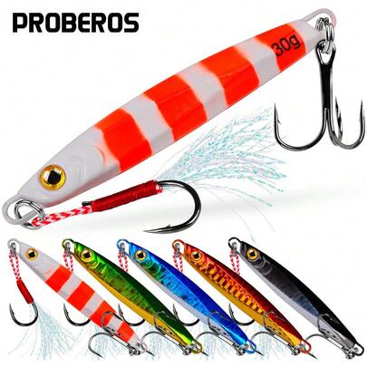 5pcs 10g 15g 20g 30g Long Cast Lure Bait Metal Plate Lead Fish Freshwater Saltwater Fishing Mouth Bass Metal Glitter Lure Bionic Bait Artificial Fish Bait Hard Bionic Fish Bait Spoon Soft Bait Fishing Silicone