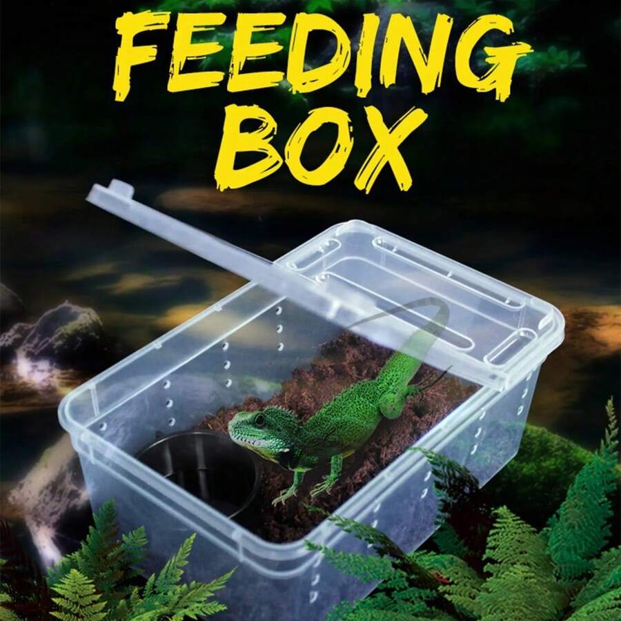 Multipurpose Reptile Breeding Box - Portable Escape-Proof Terrarium, Suitable For Snakes/Lizards/Scorpions/Spiders/Frogs