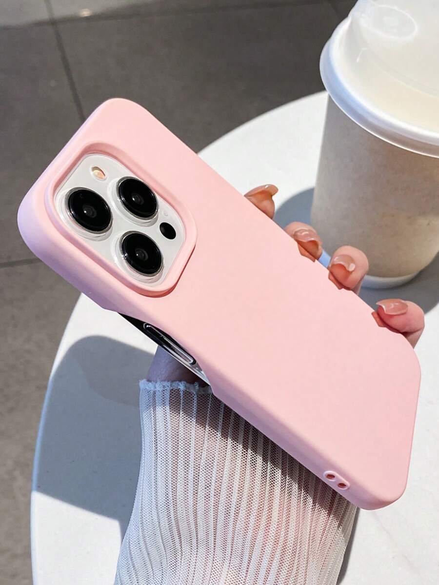 极简高端粉色手机壳适用于 17 Pro Max/17 Pro/17 Air/17/16 Pro Max/16 Pro/16/16 Plus/15/15 Pro Max/15 Pro/15 Plus/11/12/13/14 Pro Max/XS/XR/11 Pro/11 Pro Max/12 Pro/12 Pro Max/13 Pro/13 Pro Max/7 Plus/14 Pro/14 Pro Max/14 Plus/7 Plus/8 Plus/8/SE2，男女创意设计 - 粉紅色-無邊框 - 查看 1