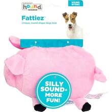 Outward Hound Fattiez Pig Plush Squeaky Dog , Smal - Con heo hồng - Xem 2