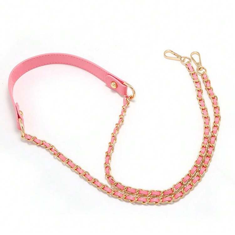 NYXIA 优质金属链条搭配 PU 肩带，时尚百搭女包配饰，适合女士单肩包、斜挎包、托特包 - 彩色 - 查看 6