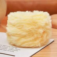 Big Ball 100 Grams Faux Fur Soft Yarn 100% Polyester Yarn For DIY Crochet Knitting Projects Like Throw Blanket Scarf Hat & Other Hometextile Products
