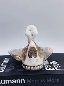 1 Stück abstrakte Schädel Blumentopf, kreative Horror Skulptur Blumenvase, individuelle Vase, Schädel Kunst Harz Vase Tischdekoration Zuhause, Wohnzimmer Deko Geschenk Vase, Halloween Zimmer Gothic Dekoration, Blumenvase, Blumentopf, Tischmittelpunkt, Pflanztopf, Blumenvasen