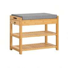 SoBuy Shoe Rack FSR49-N - Brown - View 2