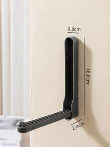 2PCS/1PC Hangers Save Space, Foldable Hanging Storage Device, Hanger Hook Organizer And Hanger Storage Rack That Can Accommodate Velvet/Wood/Plastic Hangers, Multi-Functional Non-Porous Storage Rack