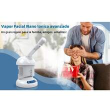 Kingsteam Vaporizador Facial Ozono Nano Iones Spa Limpieza, boquilla retráctil-Blanco - Blanco - Ver 9
