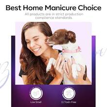 Cat Eye Gel Nail Polish Set, 6 Colors 9D Glassy Cat Eye Glitter Gel Polish Black Red Purple Blue Silver Brown Nail Polish All Seasons With Magnet Soak Off Led DIY Salon Gift-842643 - AA6-極光變色龍 - 查看 9