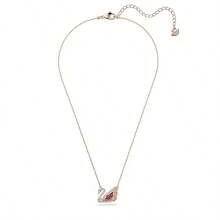 Swarovski 施华洛世奇 SWAN 125 周年纪念版红色闪光天鹅吊坠项链，母亲节、圣诞节、女友、生日礼物，女士时尚项链 - 紅色 - 查看 8
